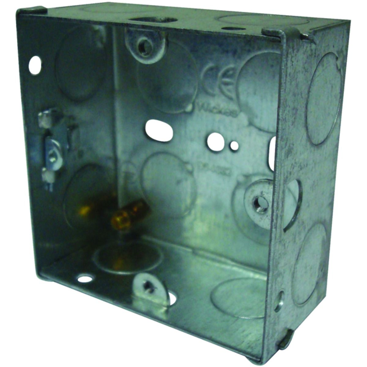 Wickes 1 Gang Metal Box - 35mm