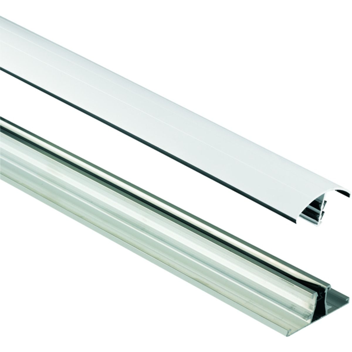 Image of Wickes White Universal Glazing Bar for Polycarbonate Sheets - 2.5m