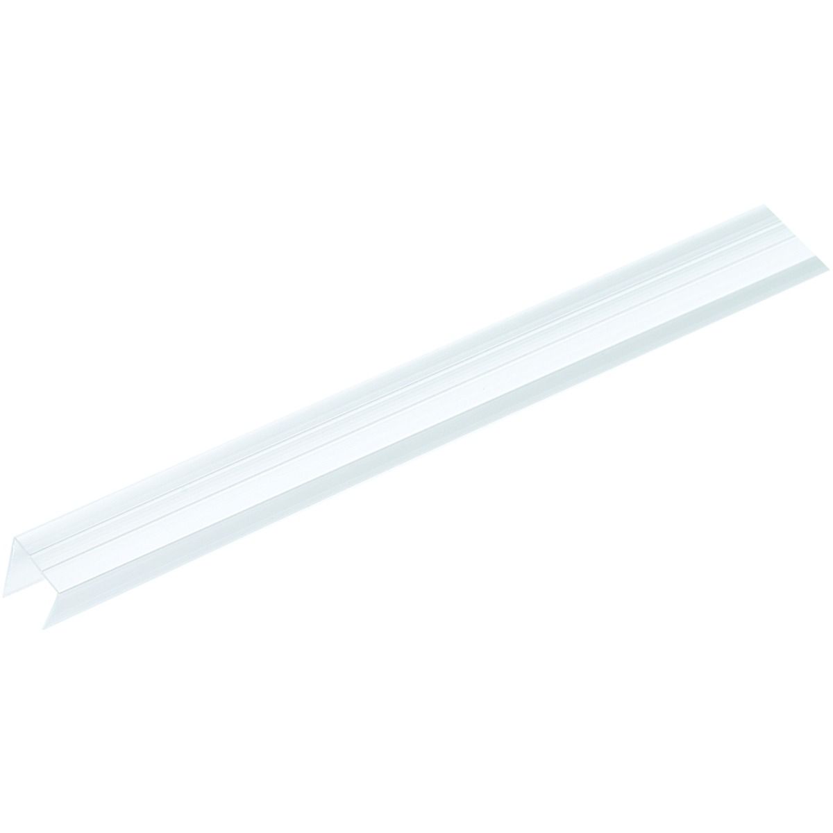 Image of Wickes Clear End Closure for 16mm Polycarbonate Sheets - 2.1m