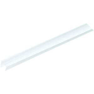 25mm Polycarbonate Sheets or Glass Units PVCu U Profile/End Closure for 10mm 16mm 2.1m x 10mm, White