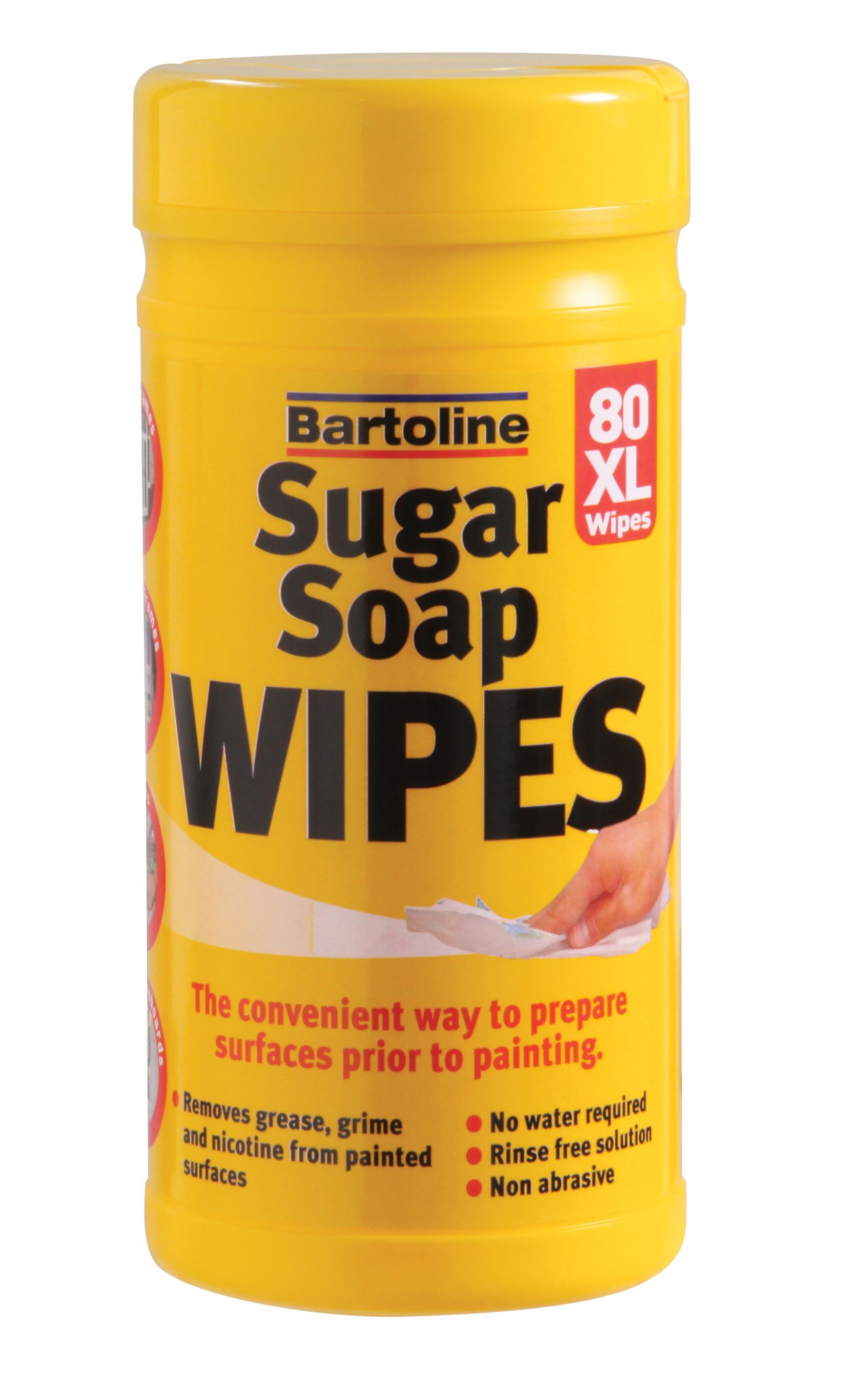 Image of Bartoline XL Sugar Soap Wipes - Pack of 80