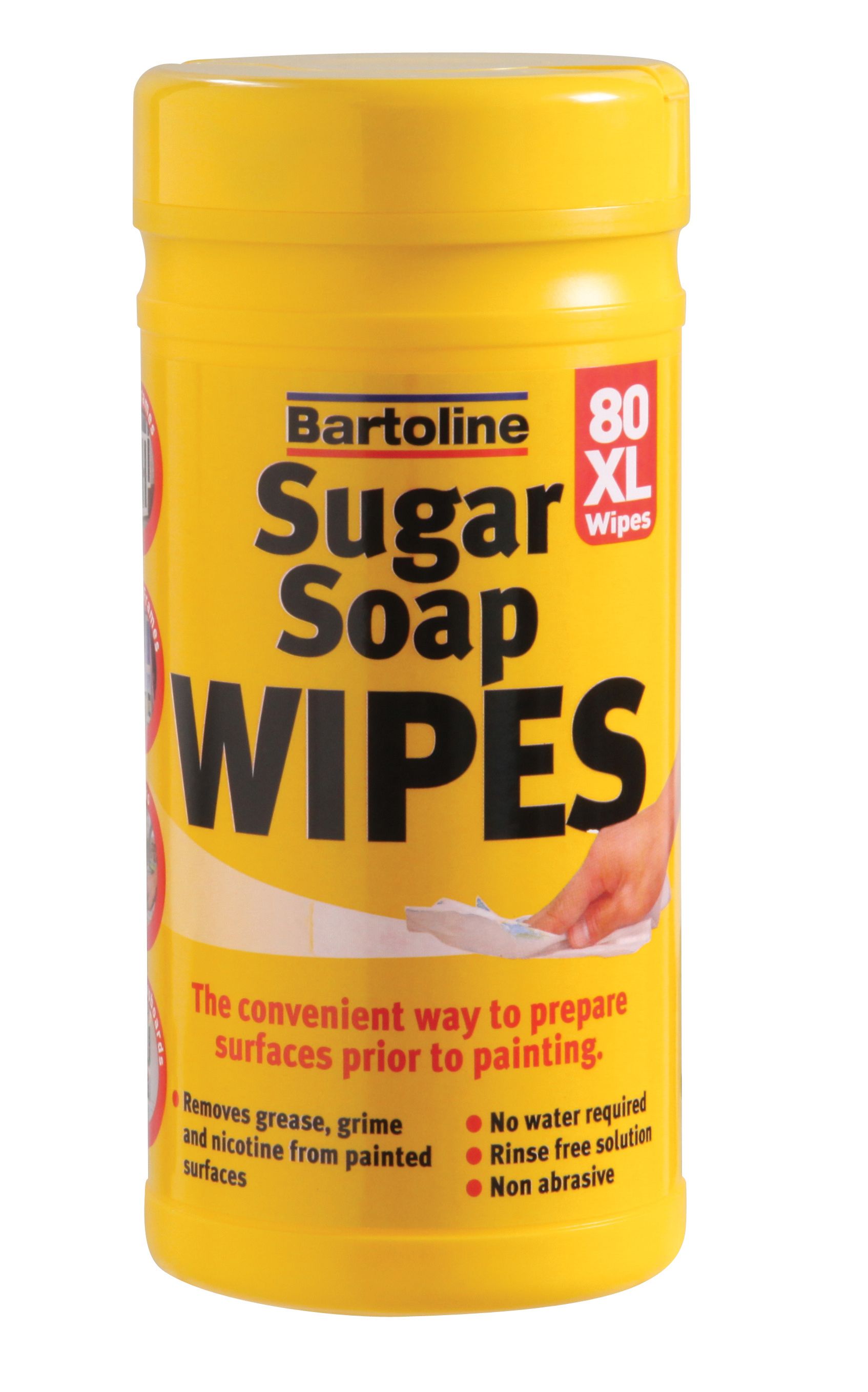 Bartoline XL Sugar Soap Wipes - Pack of 80