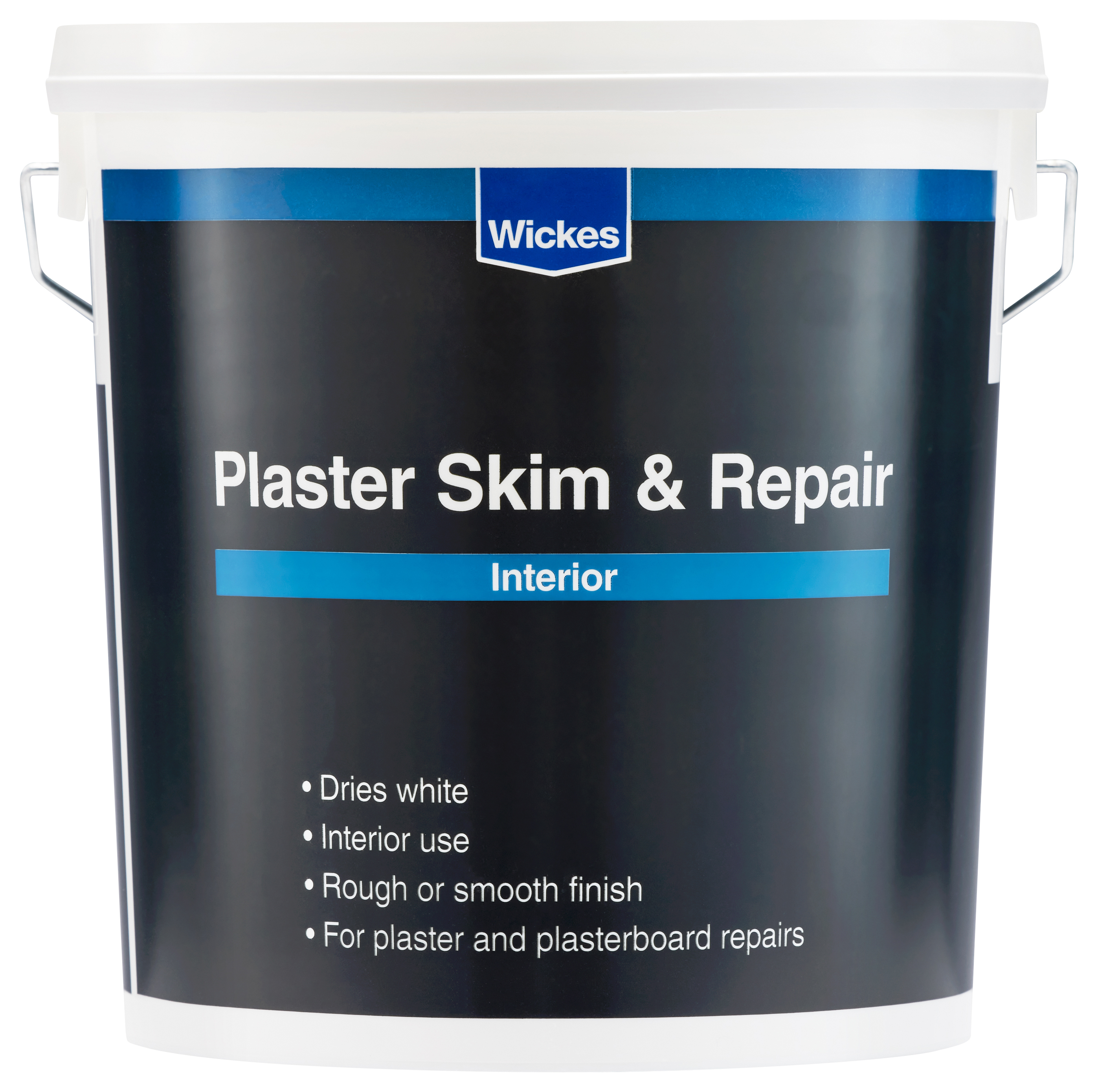 Wickes White Ready Mixed Plaster Skim - 10kg