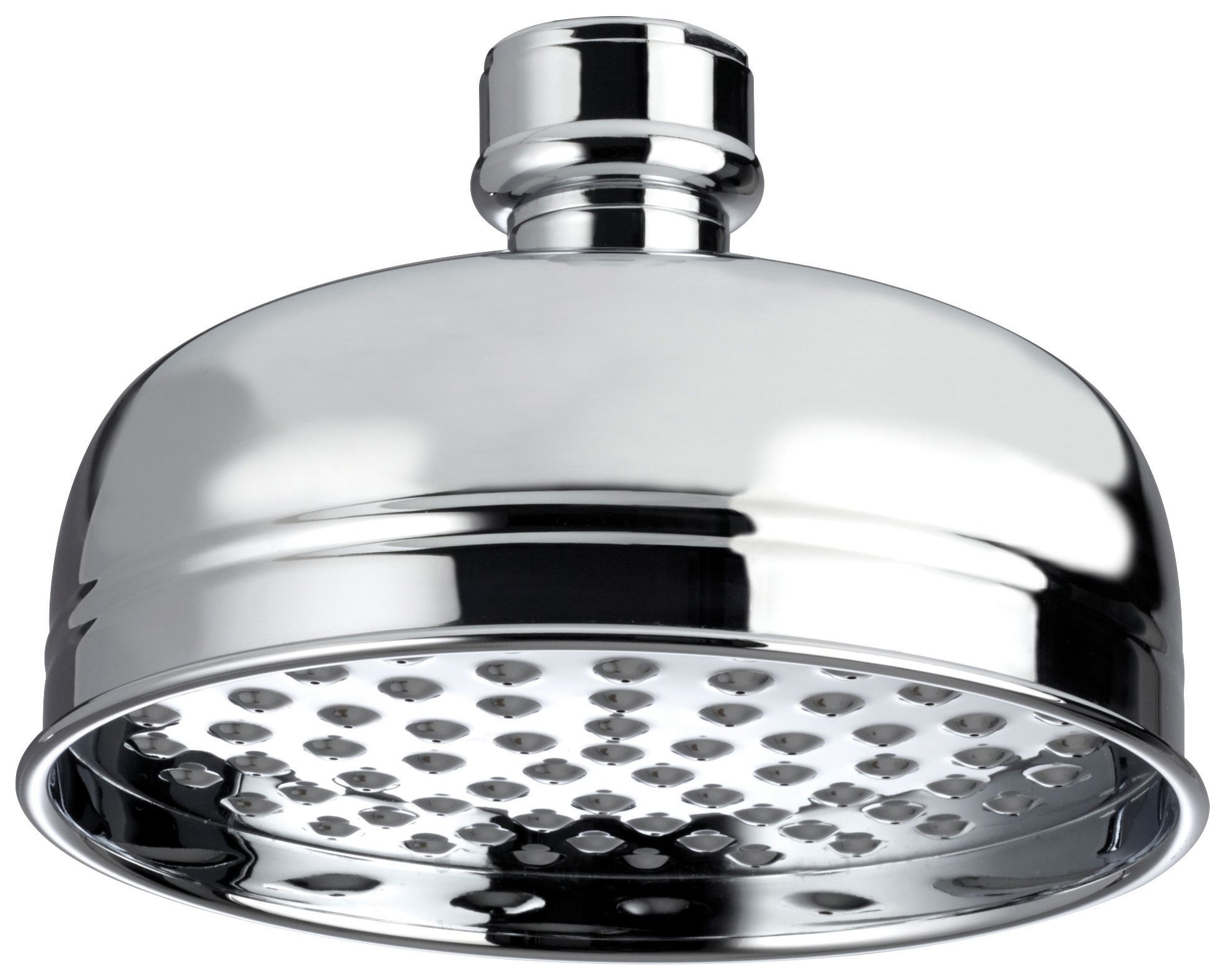 Image of Bristan Traditional Round Wall Mounted Shower Head & Arm - 200mm