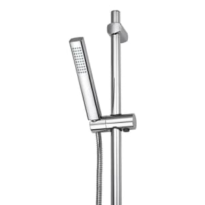 Image of Bristan Square Chrome Shower Kit with Single Function Handset