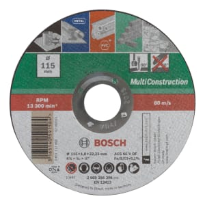 Bosch Multi Purpose Cutting Disc - 115mm