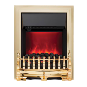 Camberley Electric Inset Fires Brass