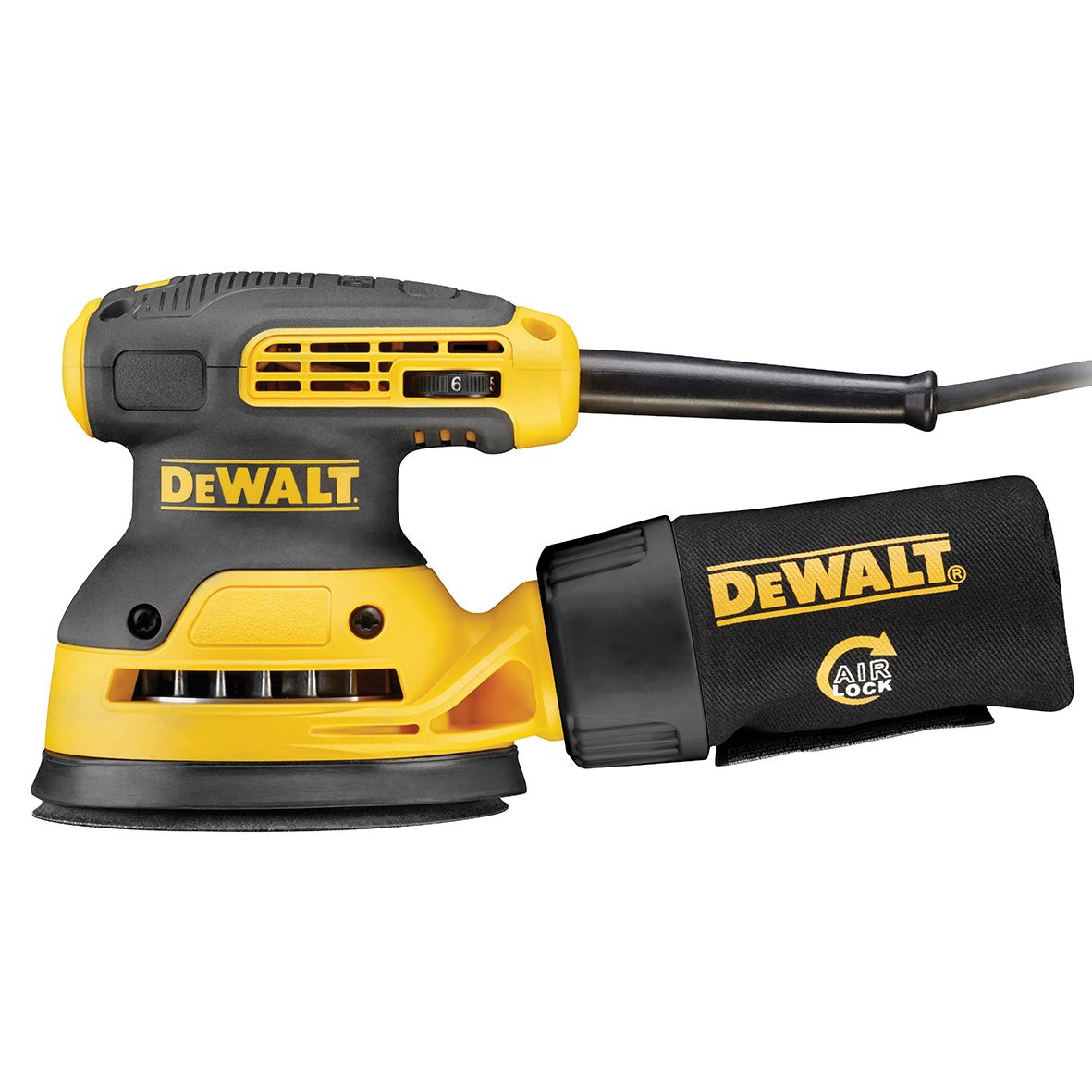 Image of DEWALT DWE6423-GB 125mm Corded Random Orbital Sander 230V - 280W