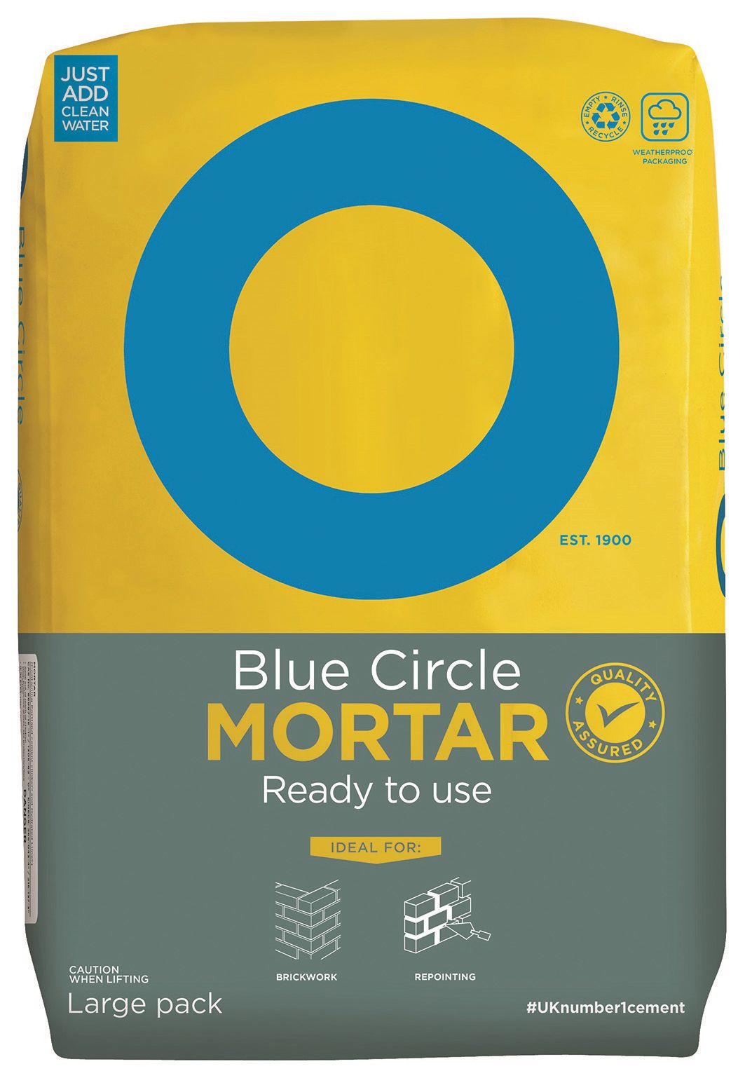 Blue Circle Quality Assured Mortar Mix - 20kg