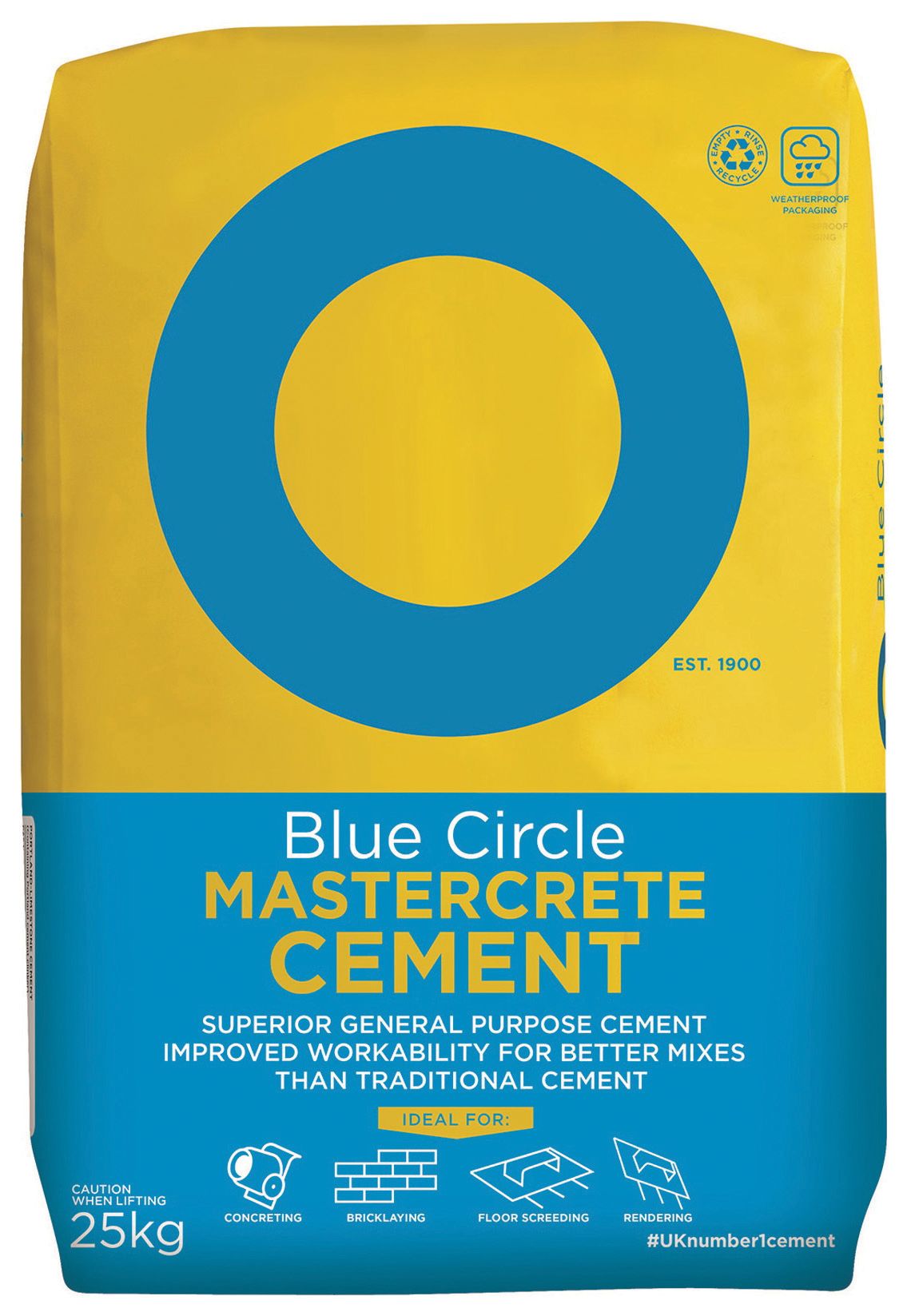Image of Blue Circle Mastercrete Cement - 25kg
