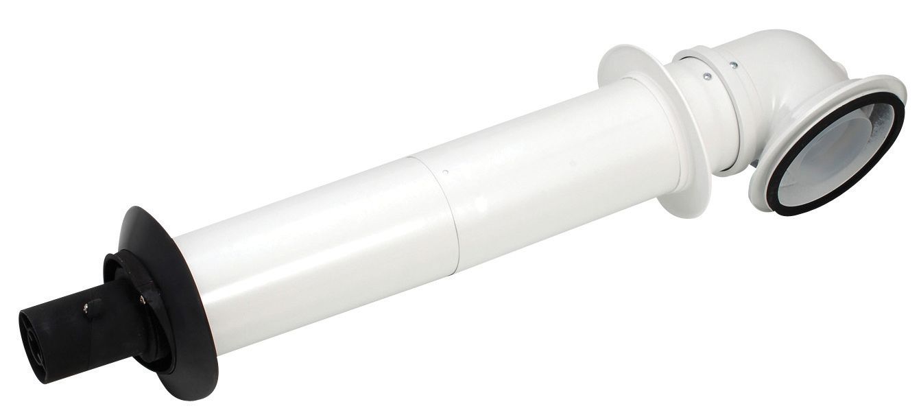 Worcester Bosch Standard Horizontal Telescopic Boiler Flue Kit - 100mm