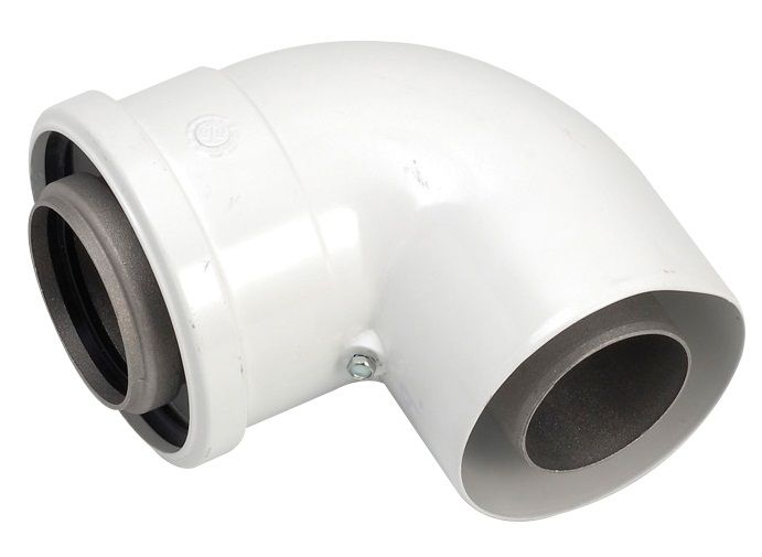 Image of Worcester Bosch Boiler 90 Degree Flue Elbow