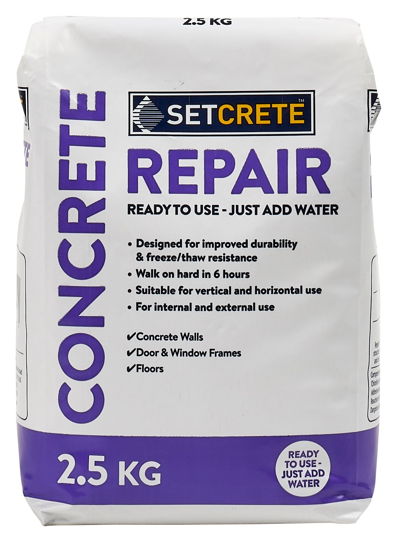 Image of Setcrete Concrete Repair Mortar - 2.5kg
