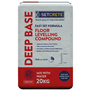 Setcrete Deep Base Floor Levelling Compound - 20kg