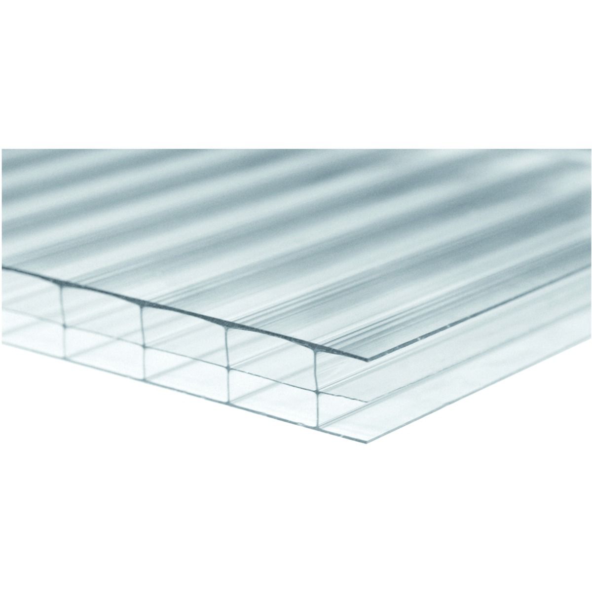 Wickes 16mm Triplewall Polycarbonate Sheet - 900 x 3000mm