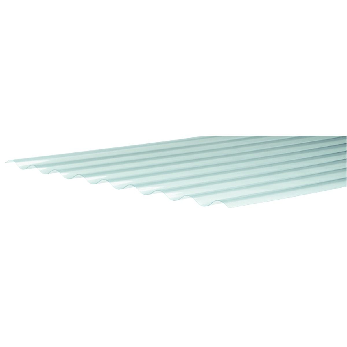 Image of Wickes PVCu Clear Corrugated Sheet 660 x 2400mm