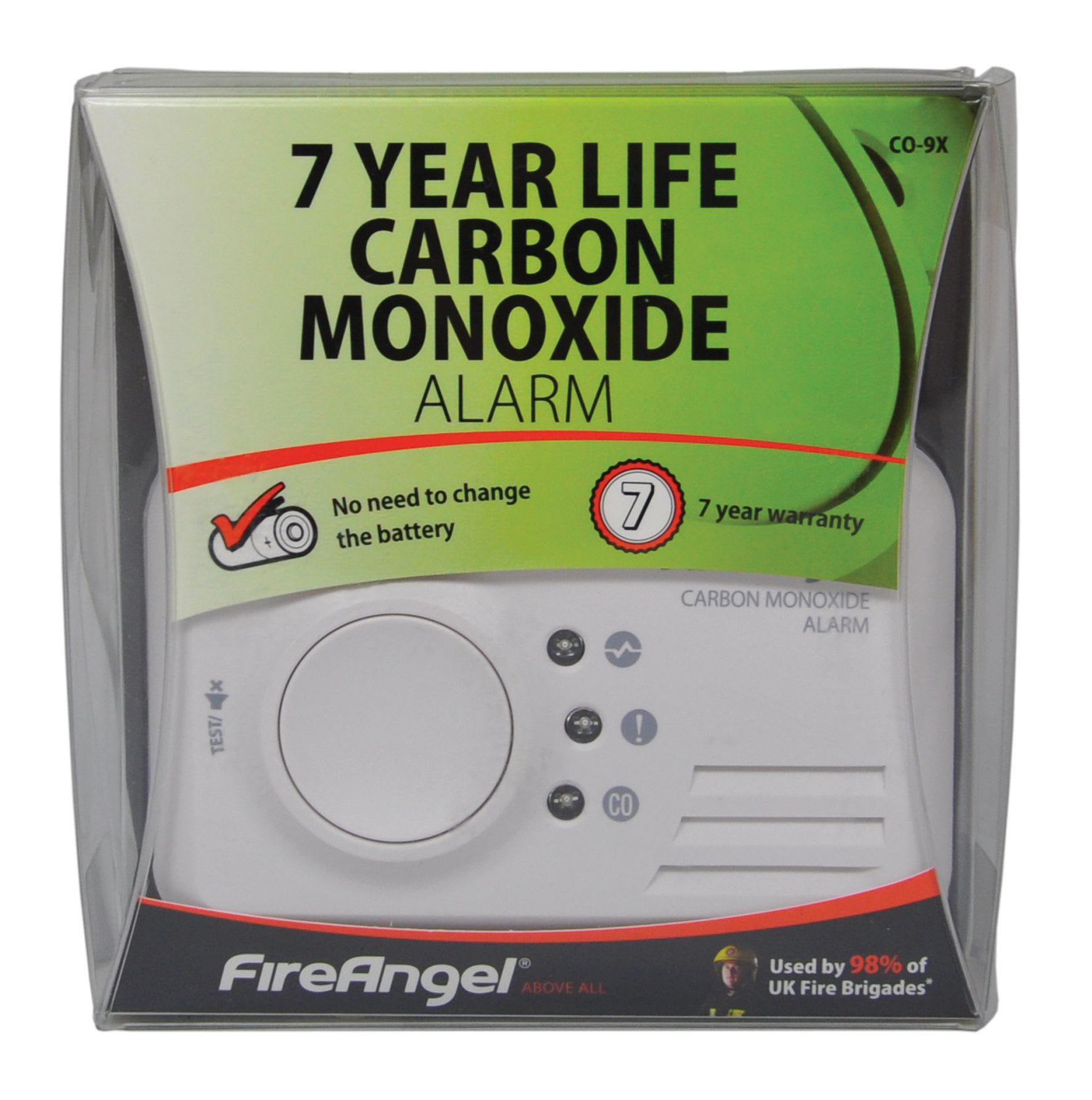 FireAngel 7 Year Sealed Battery Carbon Monoxide Alarm