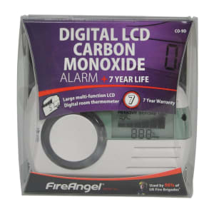 FireAngel 7 Year Sealed Battery Digital Carbon Monoxide Alarm