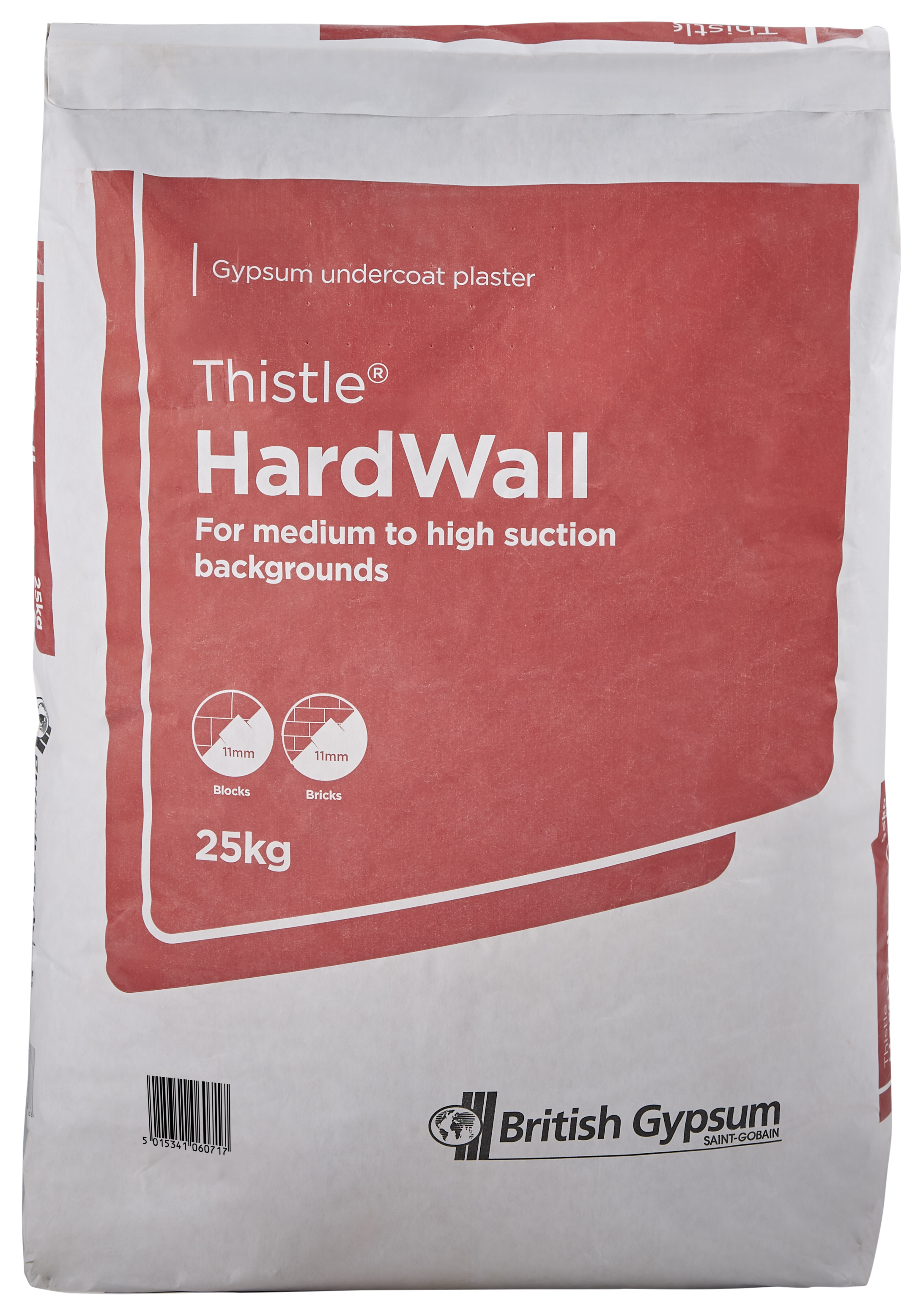 British Gypsum Thistle Hardwall Plaster - 25kg