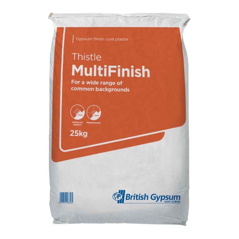 Image of British Gypsum Thistle Multi Finish Plaster - 25kg