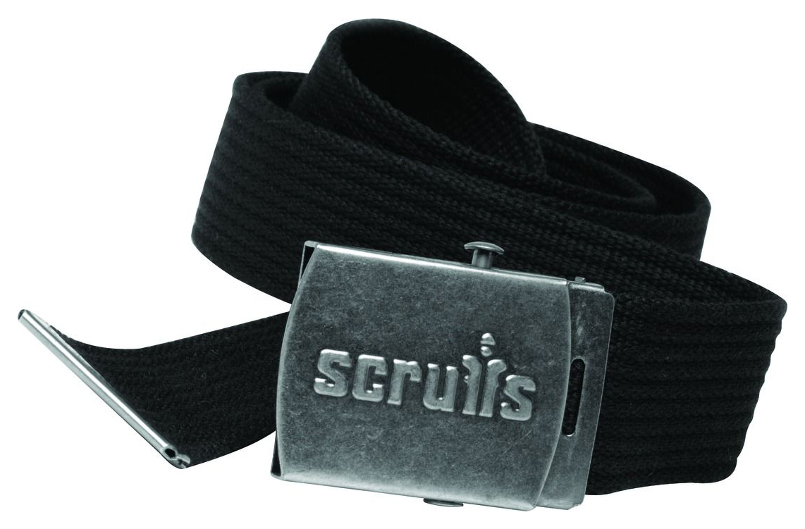 Image of Scruffs Reinforced Black Clip Belt One Size