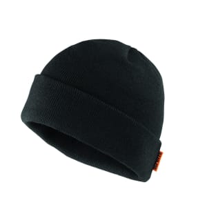 Scruffs Knitted Thinsulate Work Beanie Hat Black - One Size