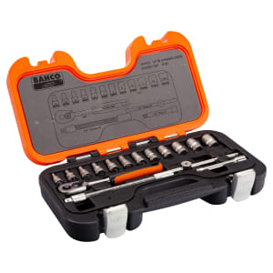 Bahco 16 Piece 1/4in Drive Socket Set