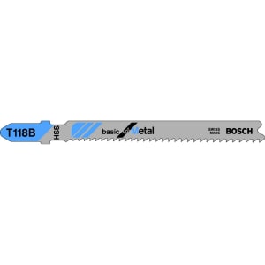 Bosch T118B Metal Jigsaw Blades - Pack of 5