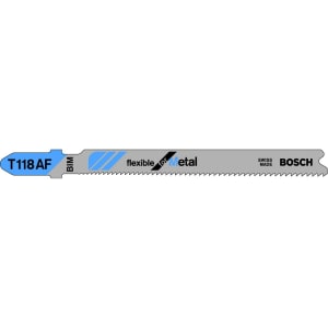 Bosch T118AF Metal Jigsaw Blades - Pack of 5