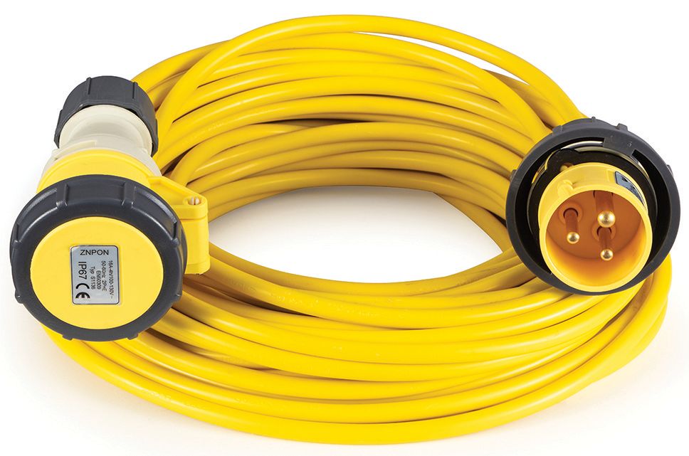 Image of Defender 110v 1.5mm 16A Extension Lead - 10m