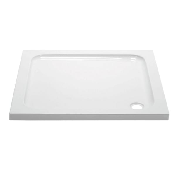 Wickes 45mm Cast Stone Square Shower Tray - 760 x 760mm