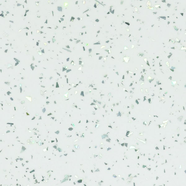 Wickes Bathroom Worktop - White Sparkle Gloss 2000mm