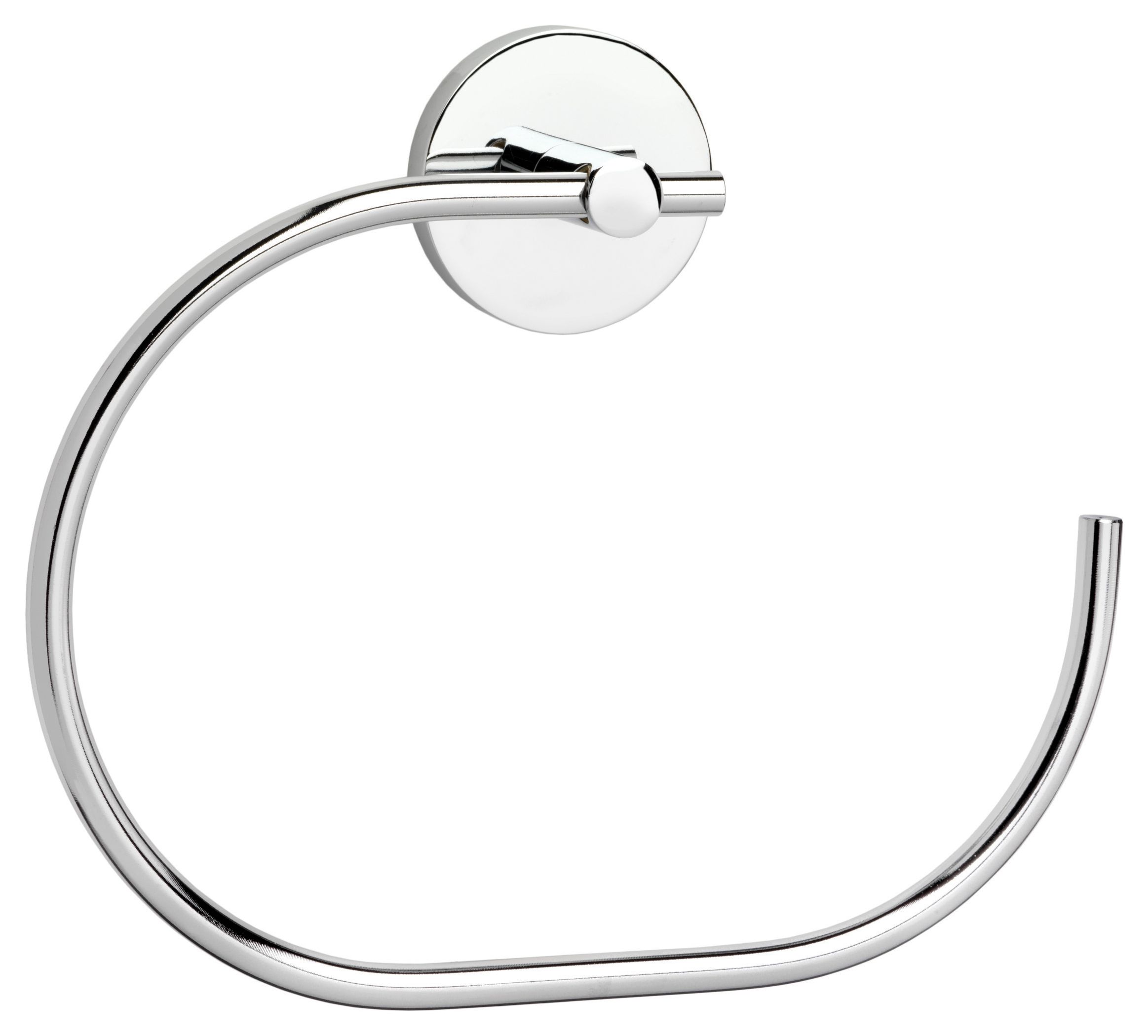 Croydex Pendle Flexi-Fix Bathroom Towel Ring - Chrome