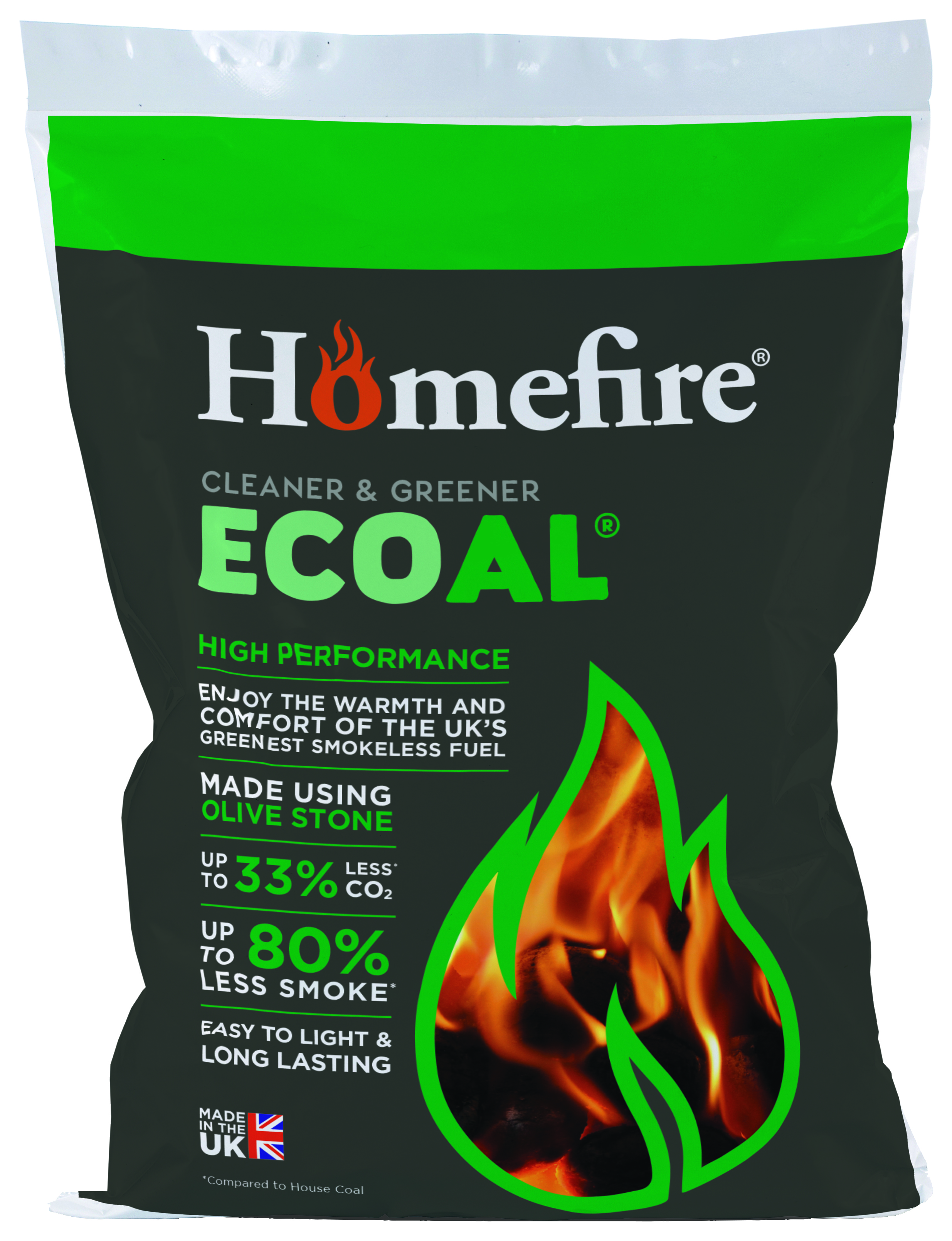 Homefire Ecoal Smokeless Coal - 10 Kg