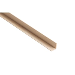 Wickes Pine Angle Moulding - 40mm x 40mm x 2.4m