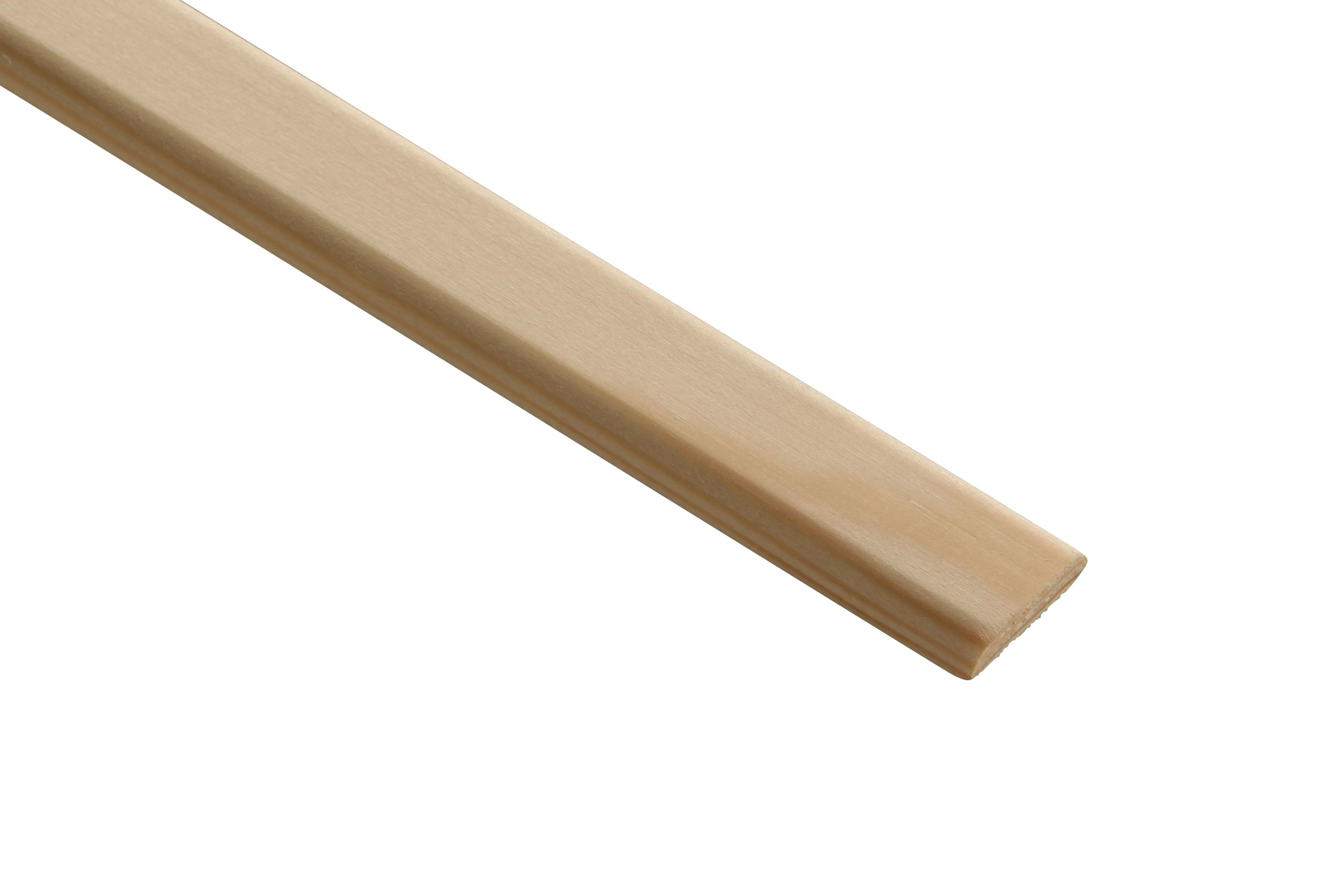 Image of Wickes Pine D-shape Moulding - 21 x 4 x 2400mm