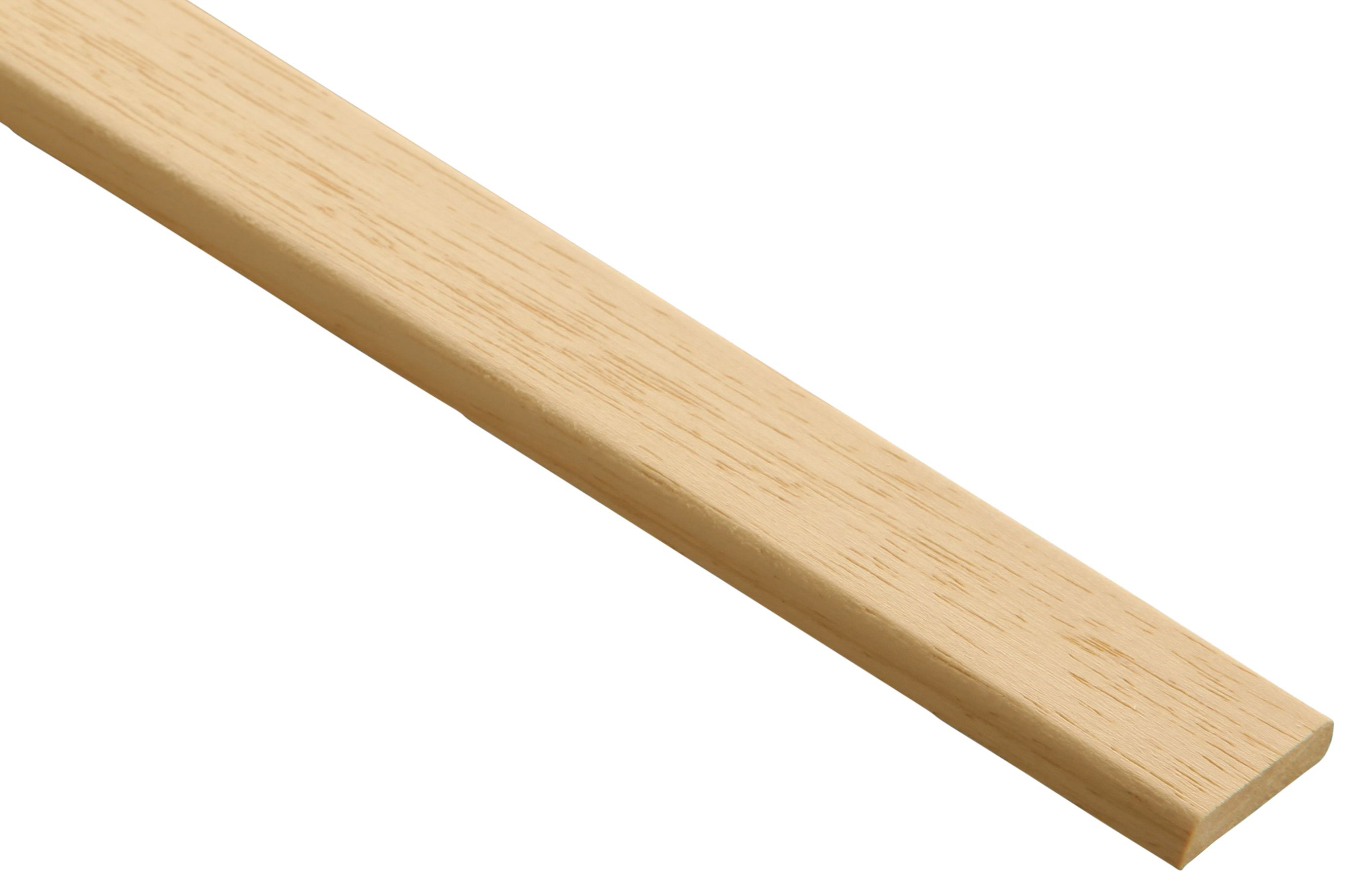 Image of Wickes Light Hardwood D-shape Moulding - 18 x 6 x 2400mm