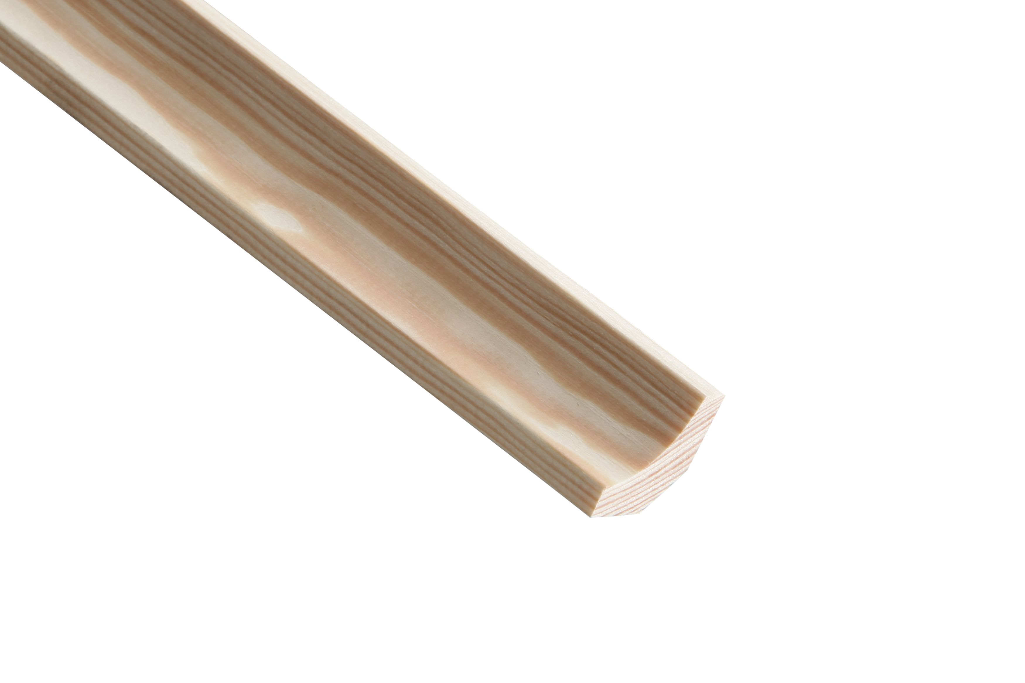Image of Wickes Pine Scotia Moulding - 21 x 21 x 2400mm