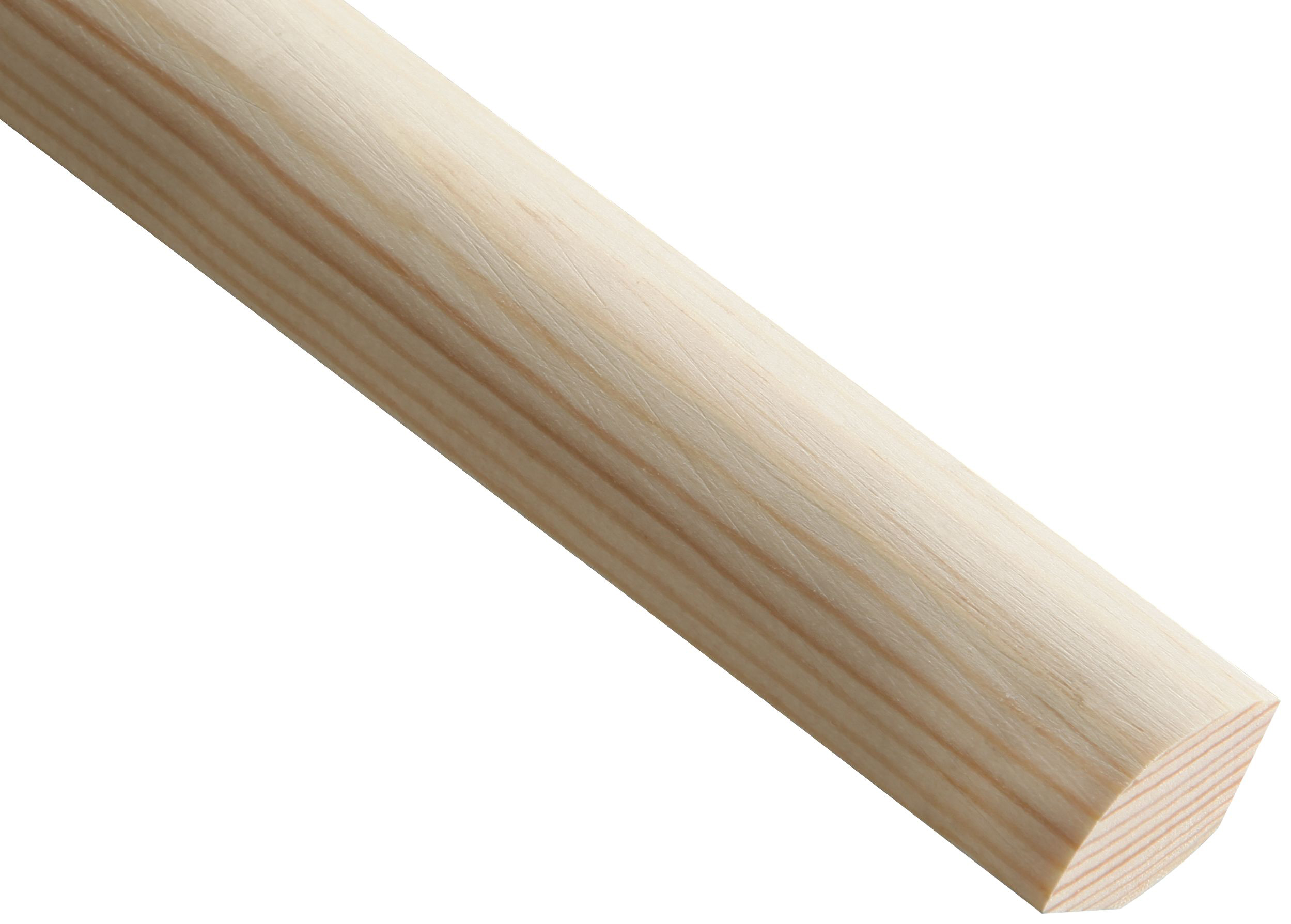 Image of Wickes Pine Quadrant Moulding - 21 x 21 x 2400mm