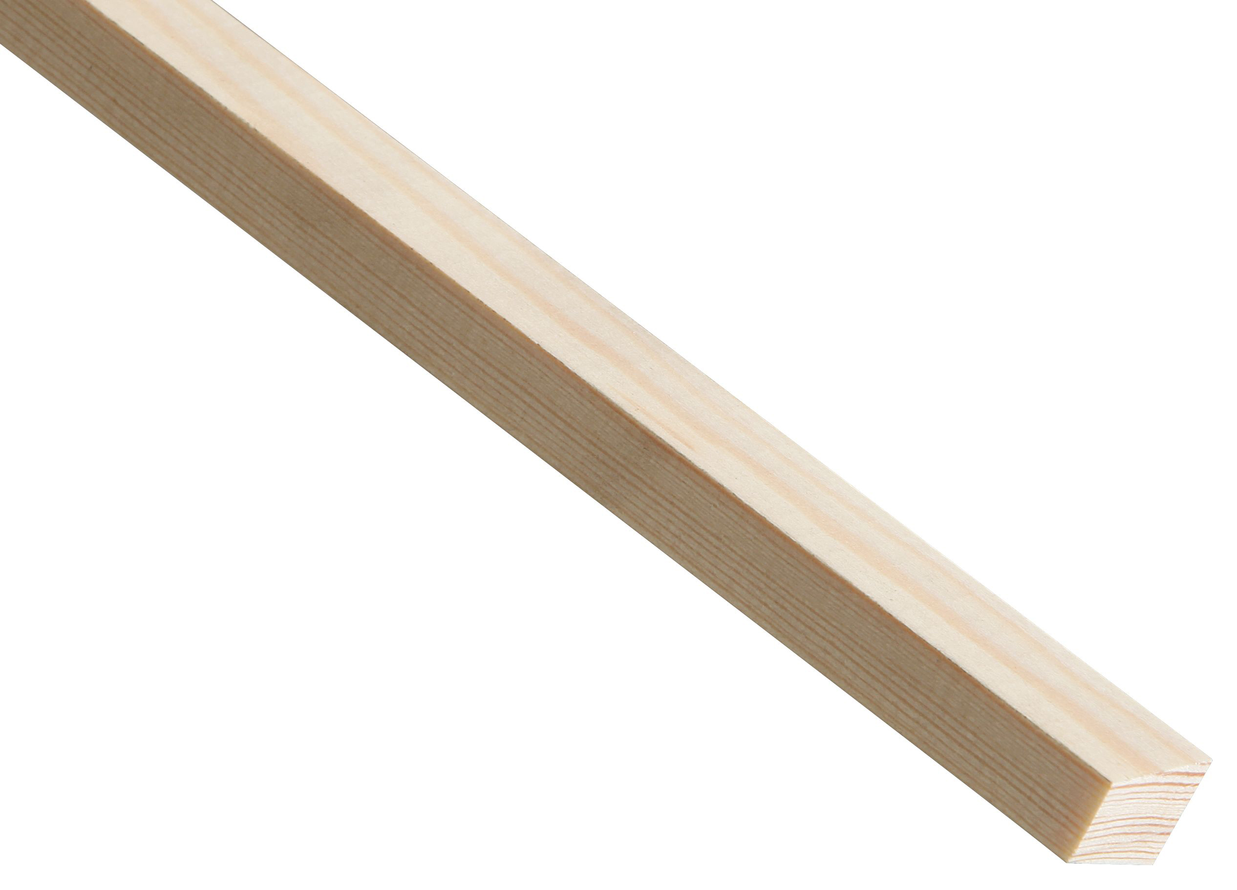 Image of Wickes Pine Wedge Bead Moulding - 15 x 12 x 2400mm