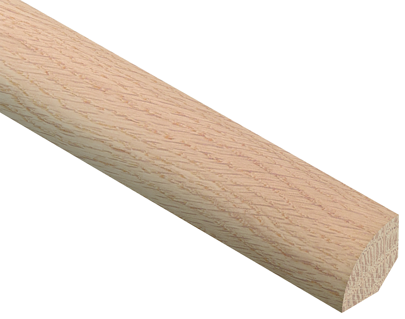 Wickes White Oak Quadrant Moulding - 12 x 12 x 2400mm