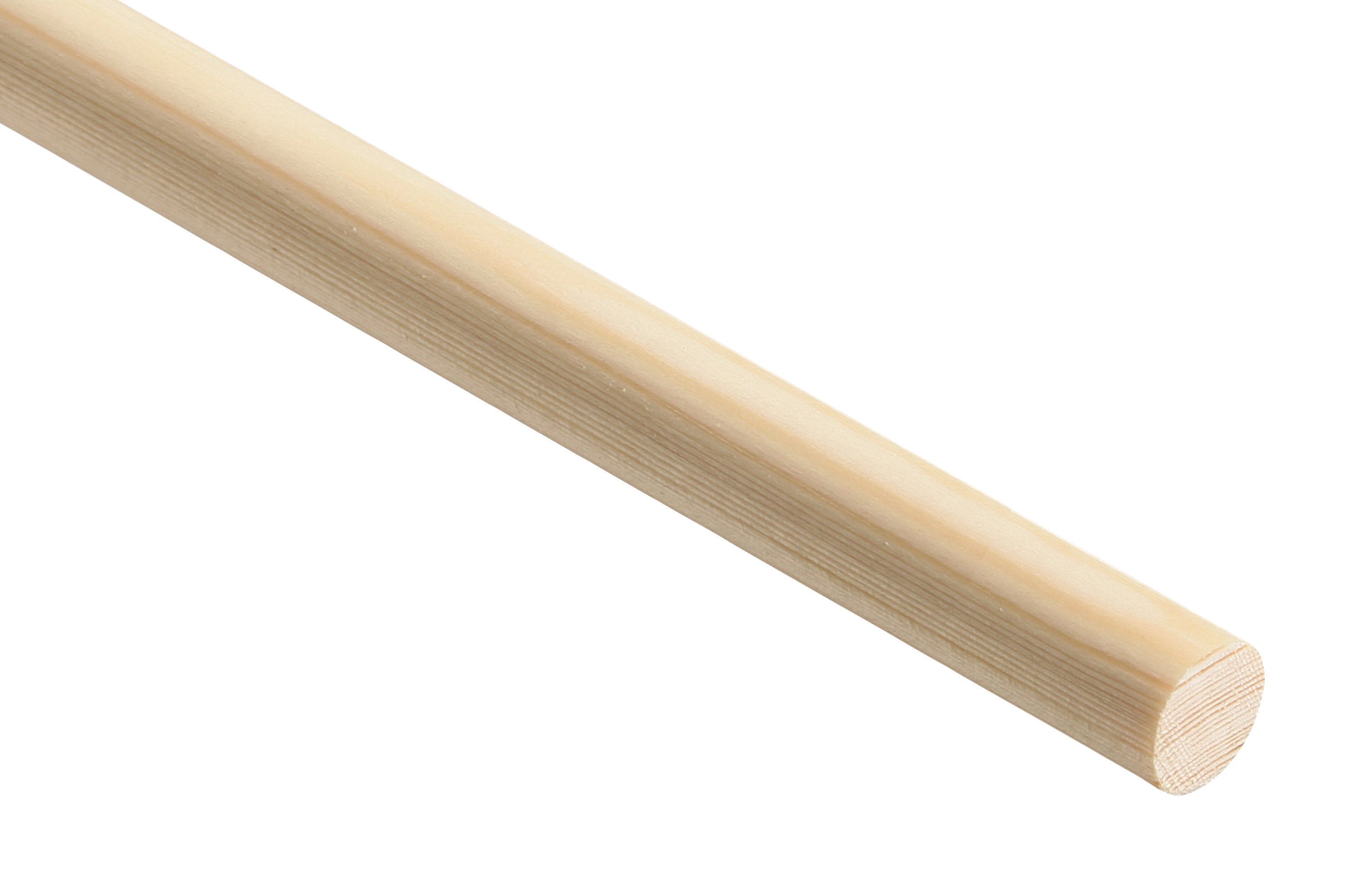 Image of Wickes Pine Dowel Moulding - 6 x 6 x 900mm