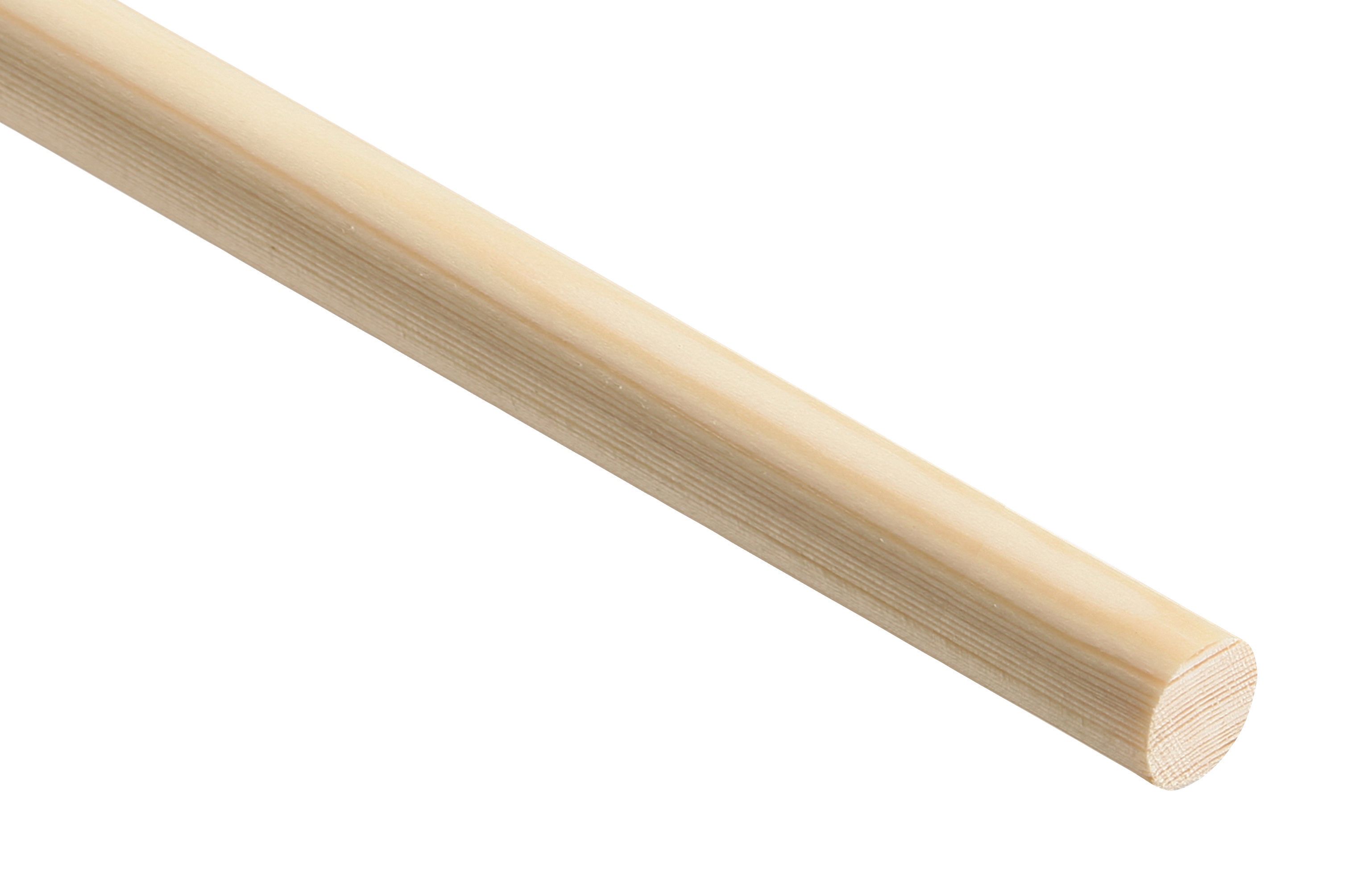 Image of Wickes Pine Dowel Moulding - 9 x 9 x 900mm