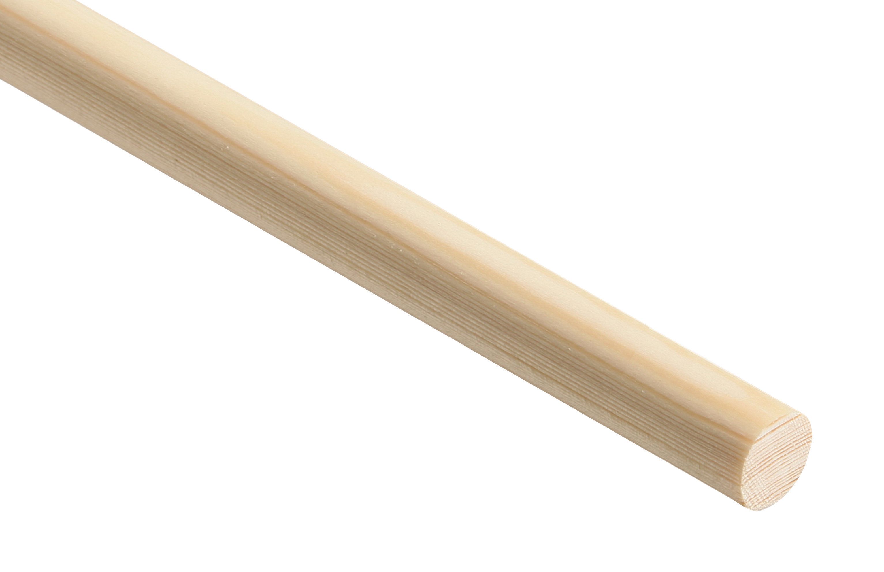 Image of Wickes Pine Dowel Moulding - 15 x 15 x 900mm