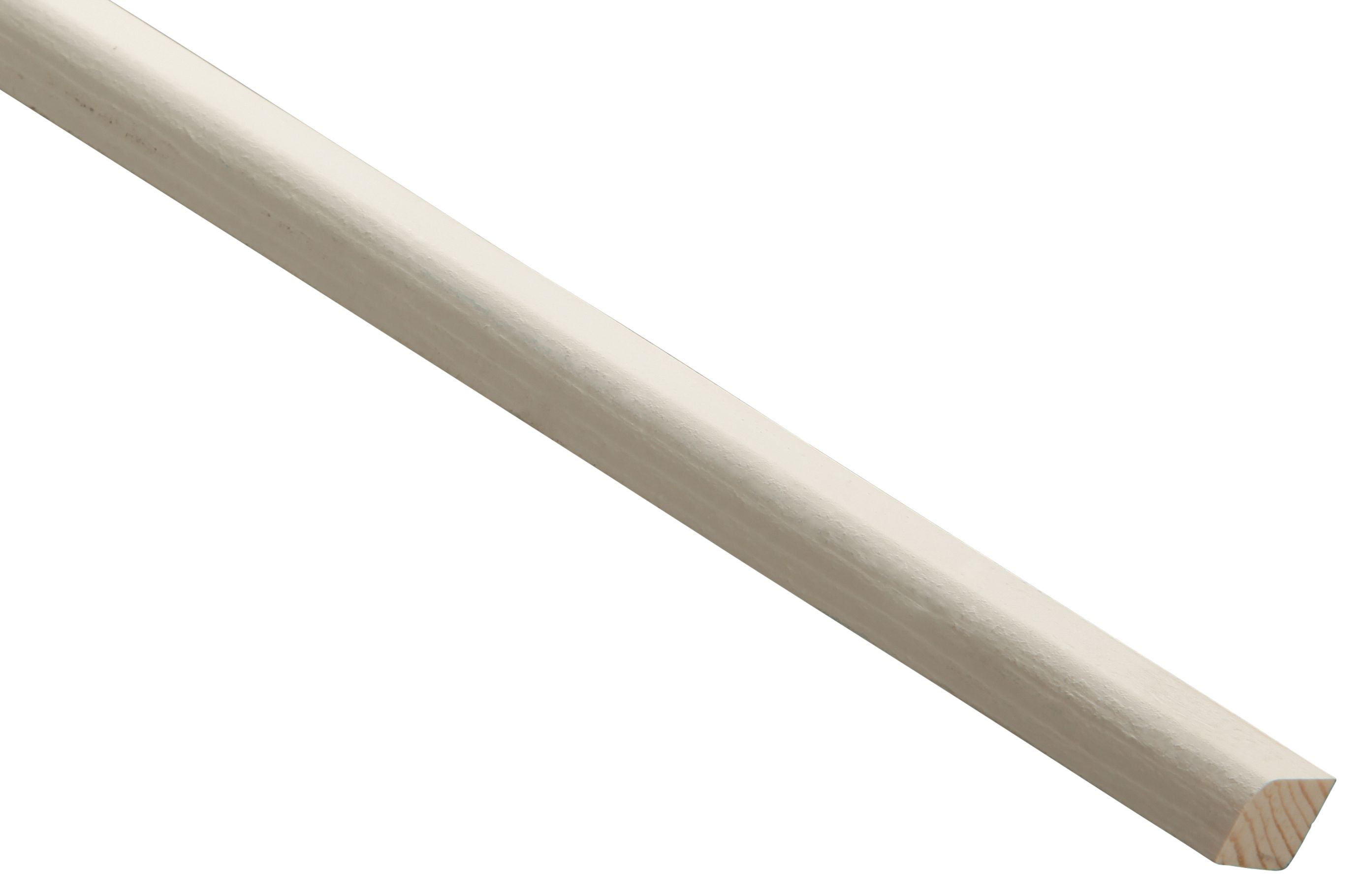 Image of Wickes Primed White Glass Bead Moulding - 10 x 15 x 2400mm