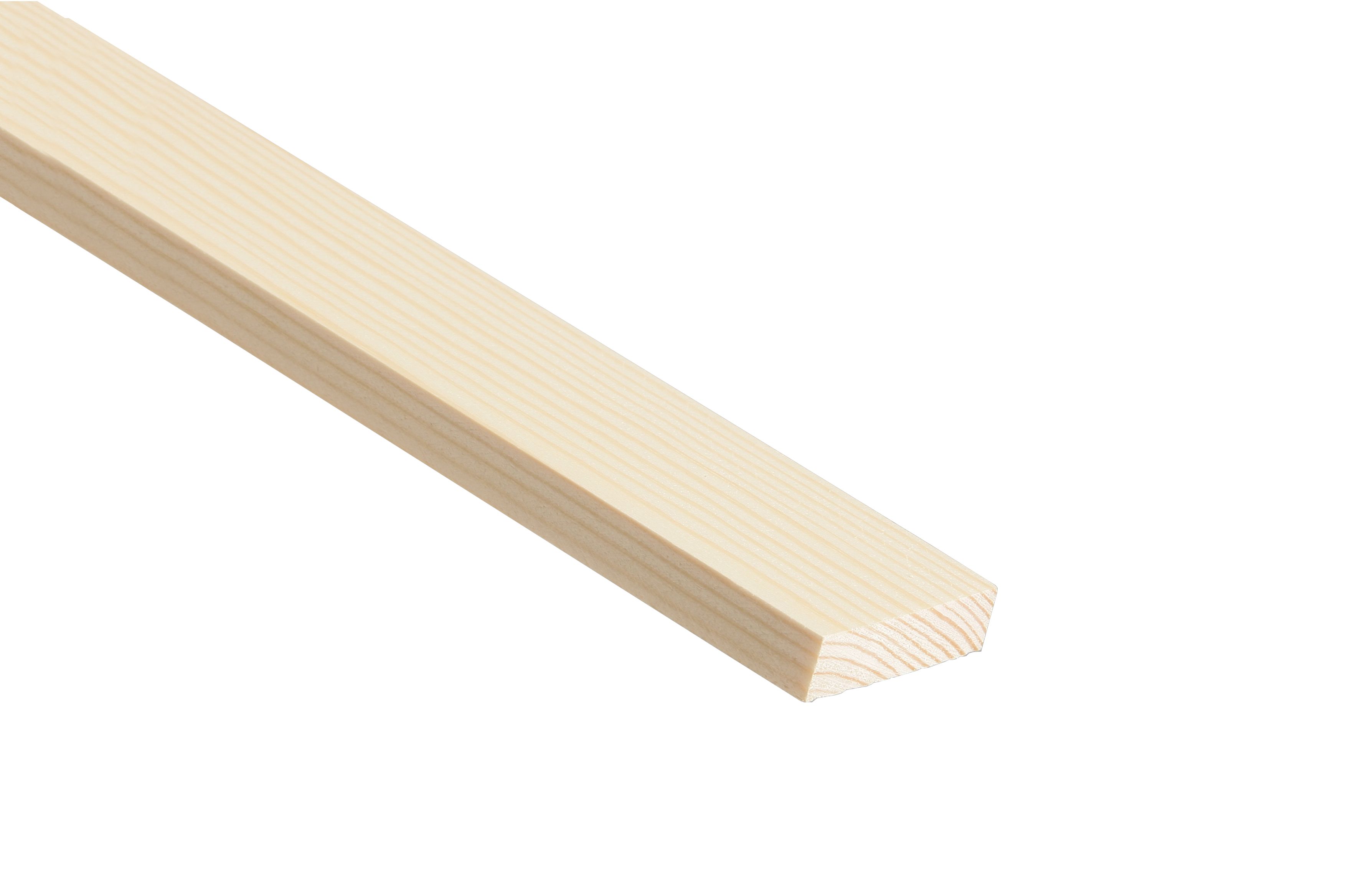 Image of Wickes Pine Stripwood Moulding (PSE) - 10 x 44 x 2400mm
