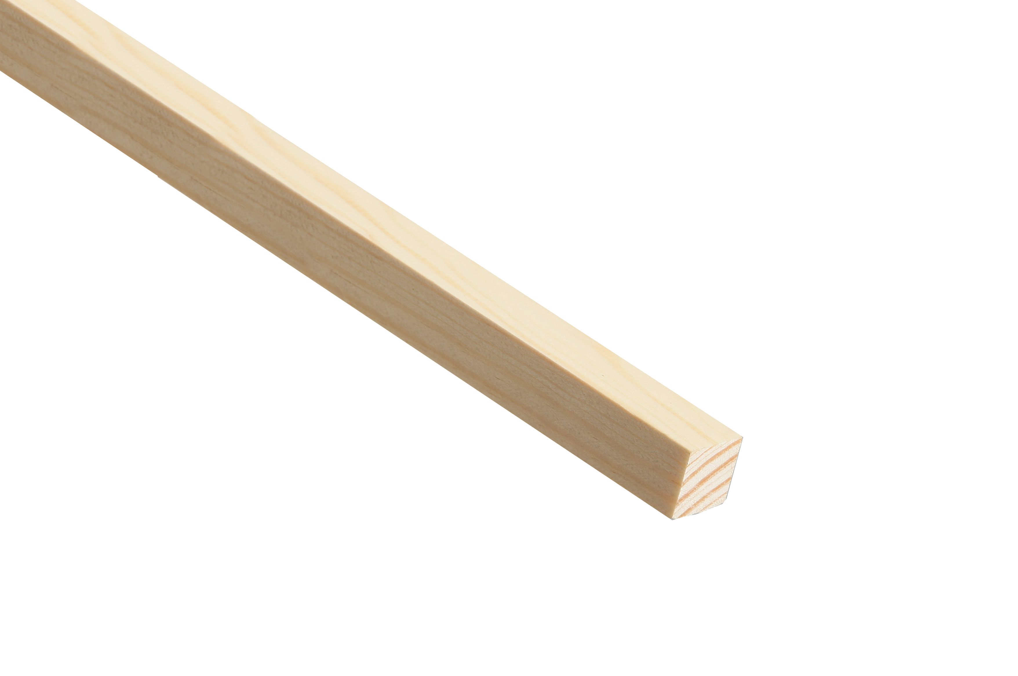 Image of Wickes Pine Stripwood Moulding (PSE) - 15 x 15 x 2400mm