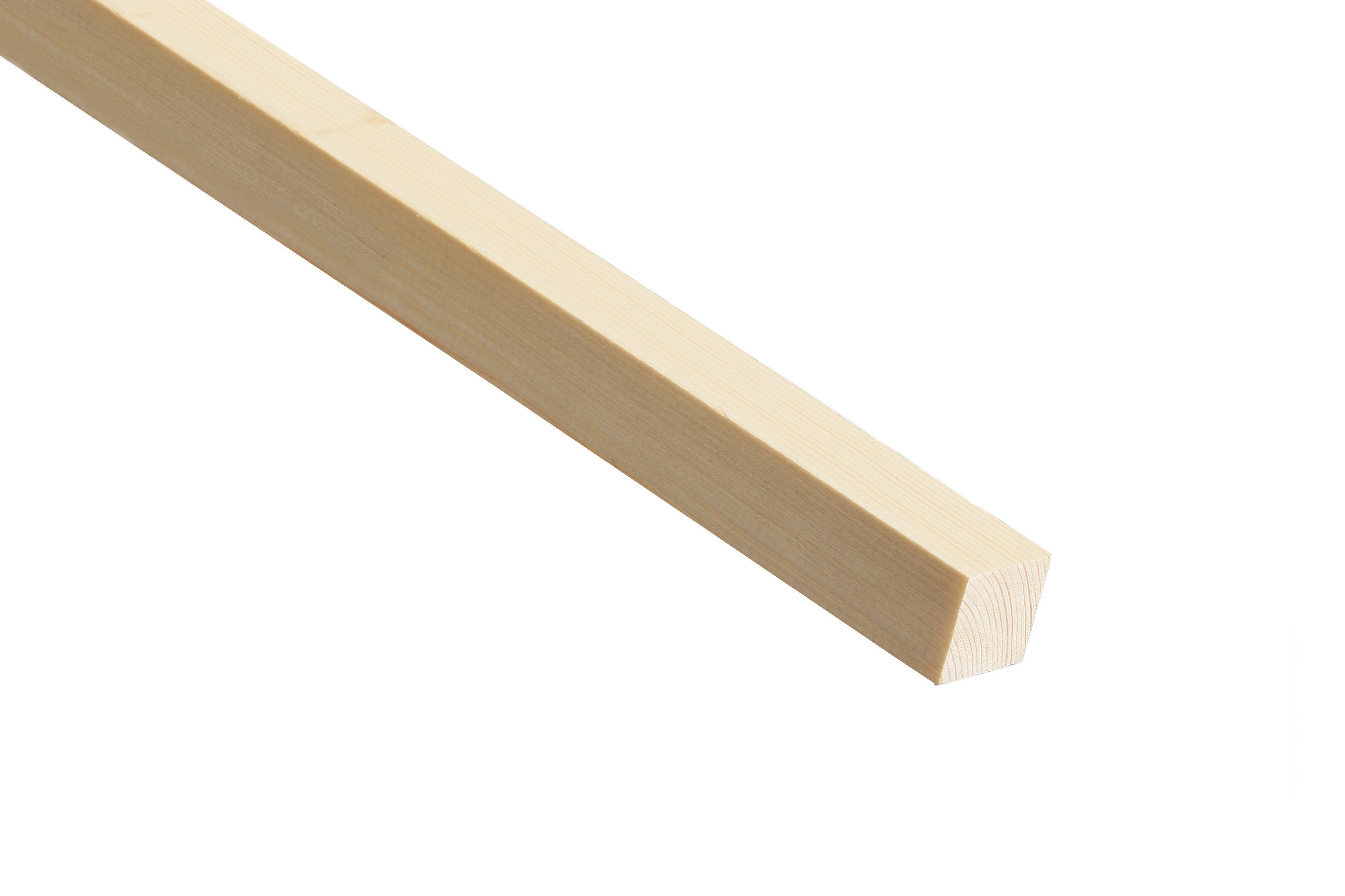 Image of Wickes Pine Stripwood Moulding (PSE) - 20 x 20 x 2400mm