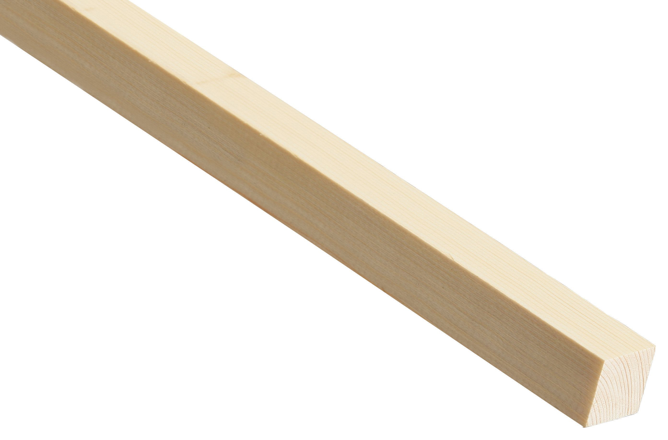 Image of Wickes Pine Stripwood Moulding (PSE) - 20 x 20 x 2400mm