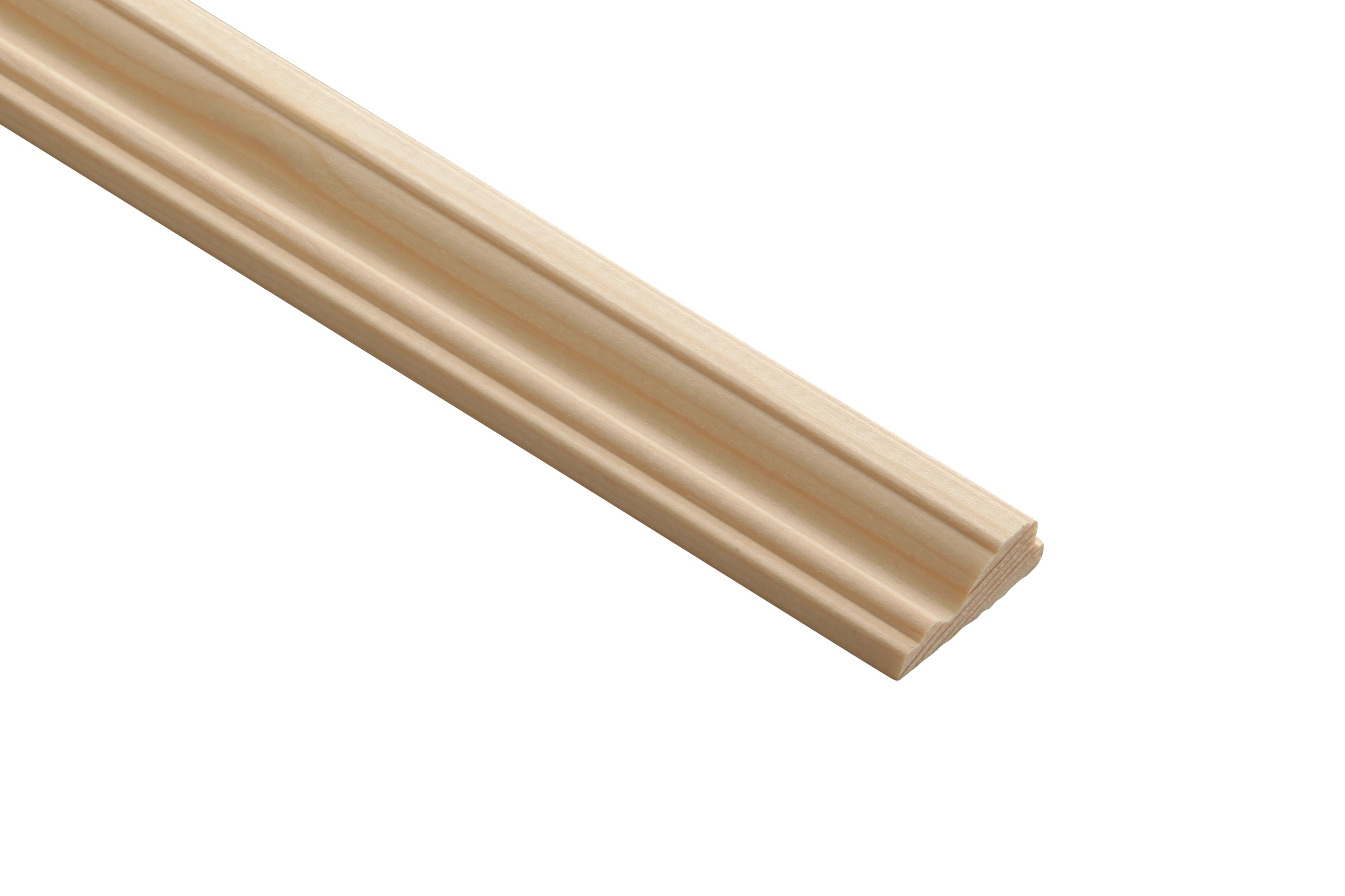 Image of Wickes Pine Decorative Cover Moulding - 12 x 32 x 2400mm
